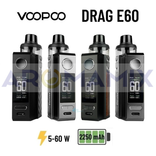 VooPoo DRAG E60 купить в Москве, Vape, Вейп, Электронные сигареты, Жидкости фото 3