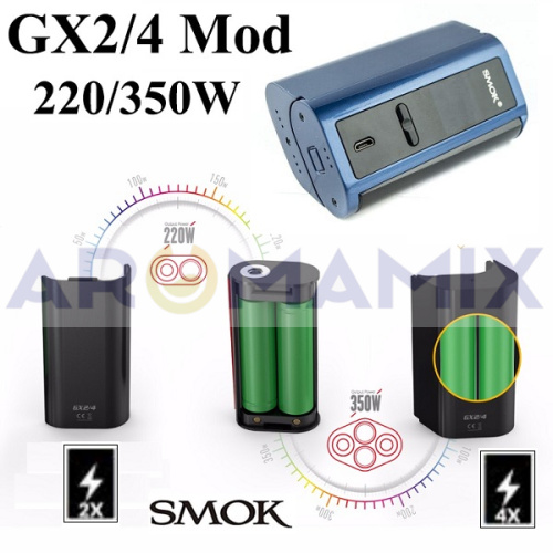 Smok GX2/4 350W Box Mod купить в Москве, Vape, Вейп, Электронные сигареты, Жидкости фото 4