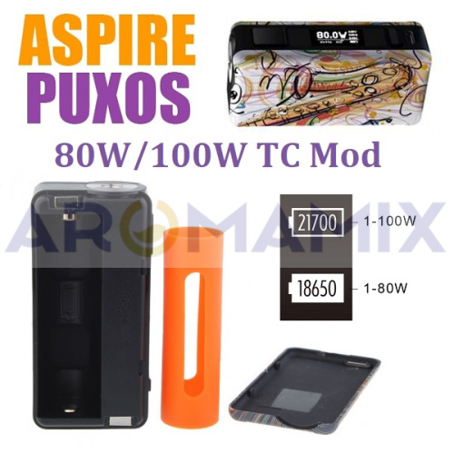 Aspire Puxos 80/100W TC Mod купить в Москве, Vape, Вейп, Электронные сигареты, Жидкости фото 7