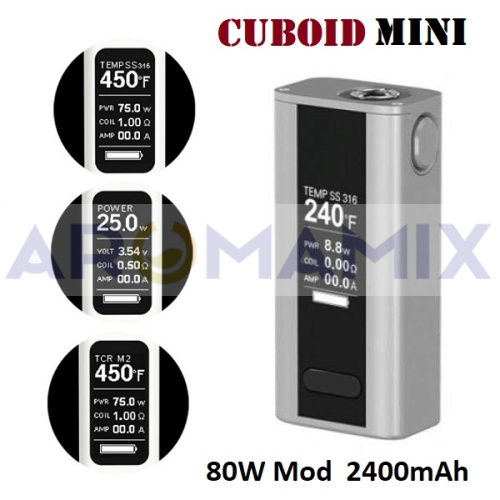 Joyetech Cuboid Mini 80W 2400 mAh TC Mod купить в Москве, Vape, Вейп, Электронные сигареты, Жидкости