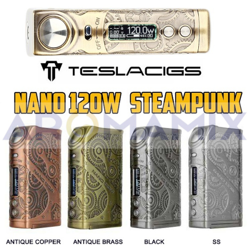 Tesla Steampunk Nano 120W купить в Москве, Vape, Вейп, Электронные сигареты, Жидкости фото 3